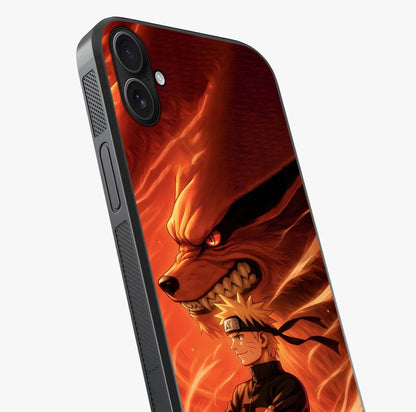 Nine Tails Legacy Glass Case captured at a warm angle highlighting gloss, texture and premium glass finish.
