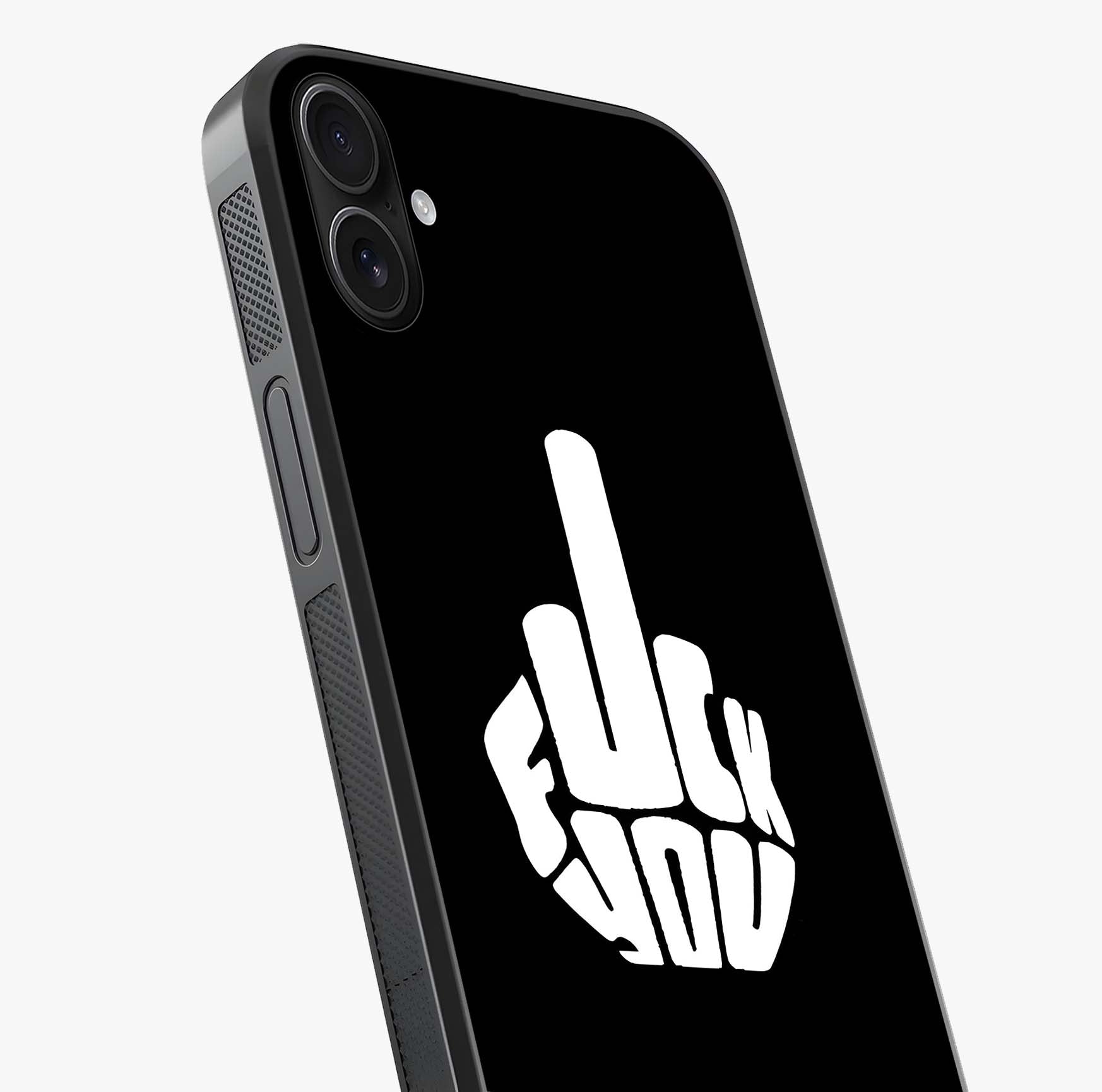 Rebel Mode On Glass Case captured at a warm angle highlighting gloss, texture and premium glass finish.