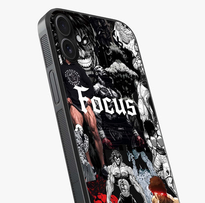Relentless Power Focus Glass Case captured at a warm angle highlighting gloss, texture and premium glass finish.