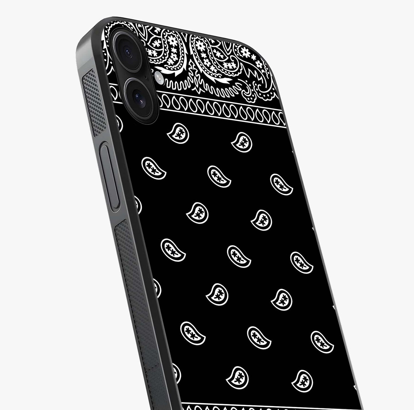 Retro Rebel Threads Glass Case captured at a warm angle highlighting gloss, texture and premium glass finish.