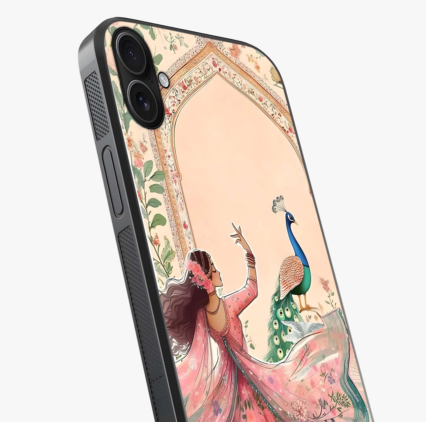 Royal Grace Muse Glass Case captured at a warm angle highlighting gloss, texture and premium glass finish.