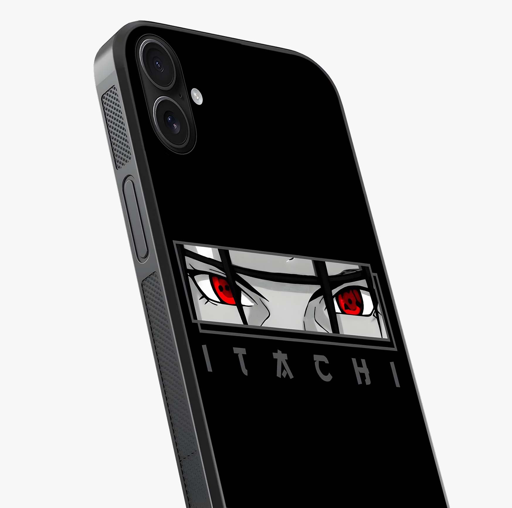 Scarlet Gaze Dominance Glass Case captured at a warm angle highlighting gloss, texture and premium glass finish.