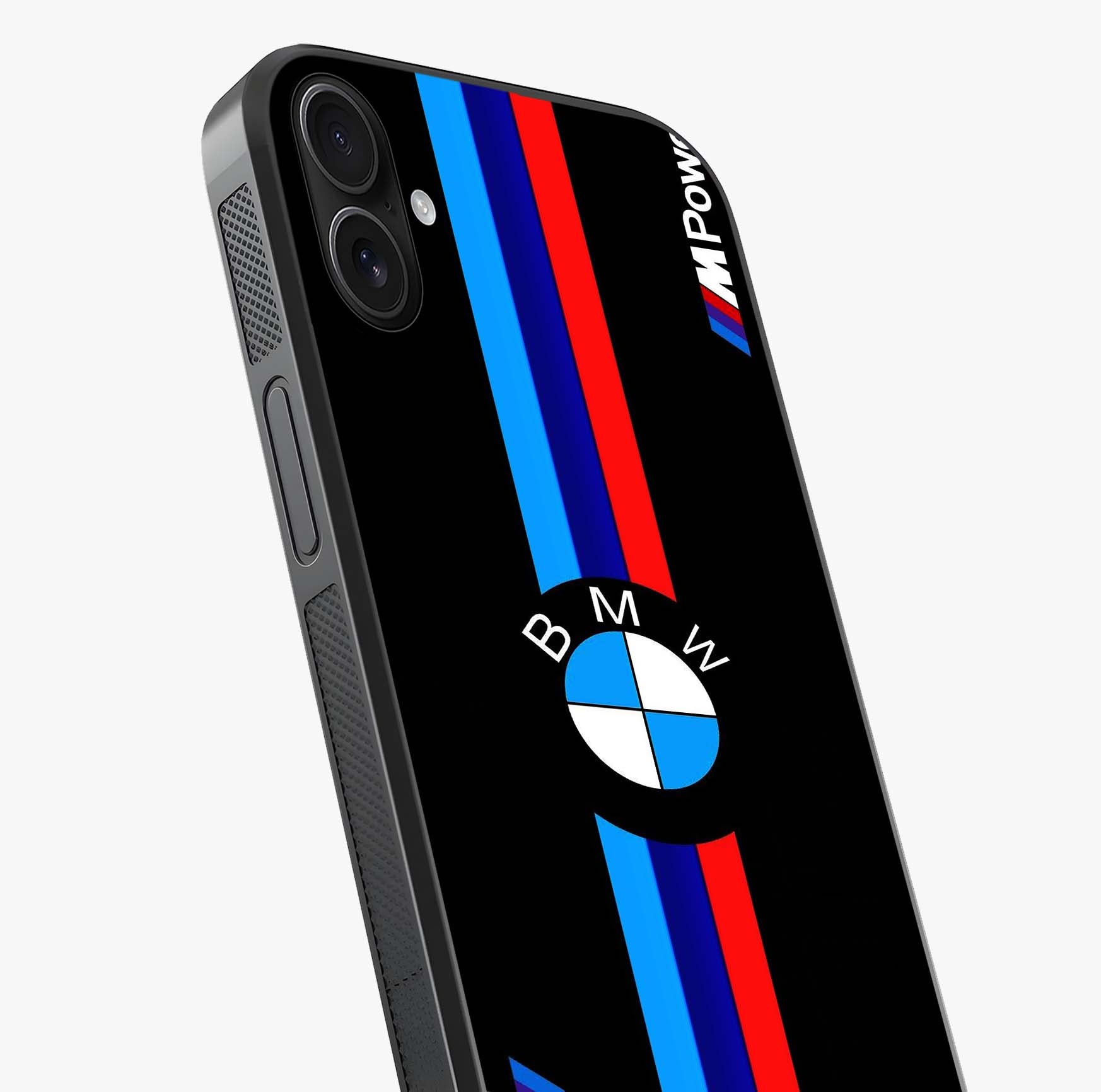 Turbo Bmw Beast Glass Case captured at a warm angle highlighting gloss, texture and premium glass finish.