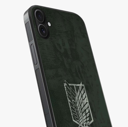 Wings Of Freedom Glass Case captured at a warm angle highlighting gloss, texture and premium glass finish.