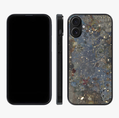 Aesthetic Astrolophia Glass Case displayed upright for full design visibility and premium finish.