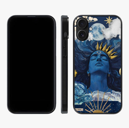 Aesthetic Lord Shiva Glass Case displayed upright for full design visibility and premium finish.