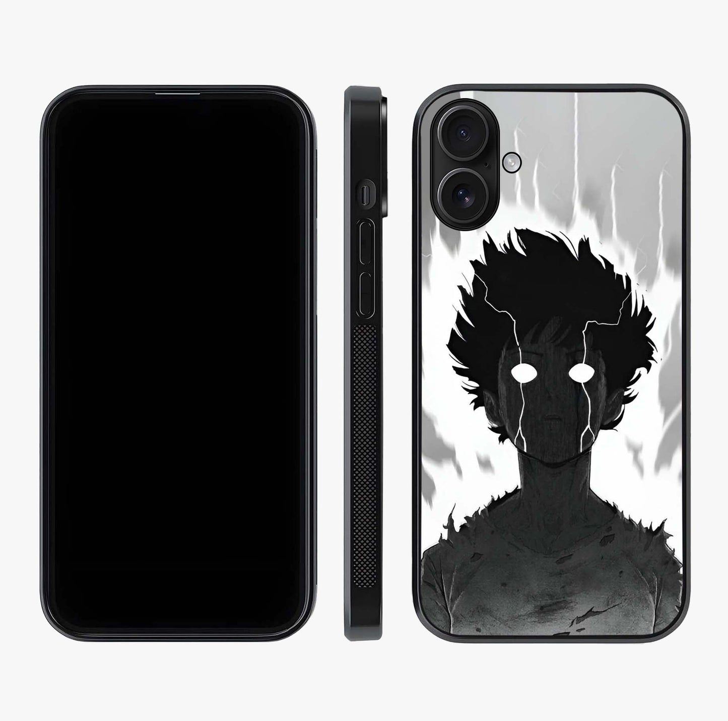 Awakened Inner Rage Glass Case displayed upright for full design visibility and premium finish.