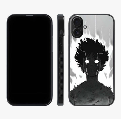 Awakened Inner Rage Glass Case displayed upright for full design visibility and premium finish.