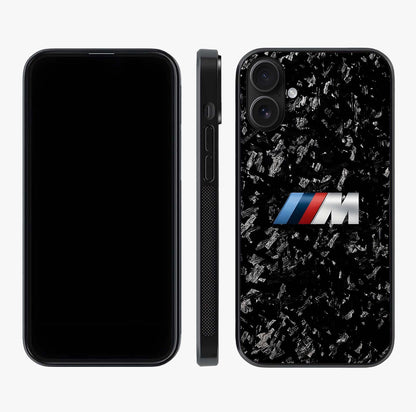 Carbon Speed Mark Glass Case displayed upright for full design visibility and premium finish.
