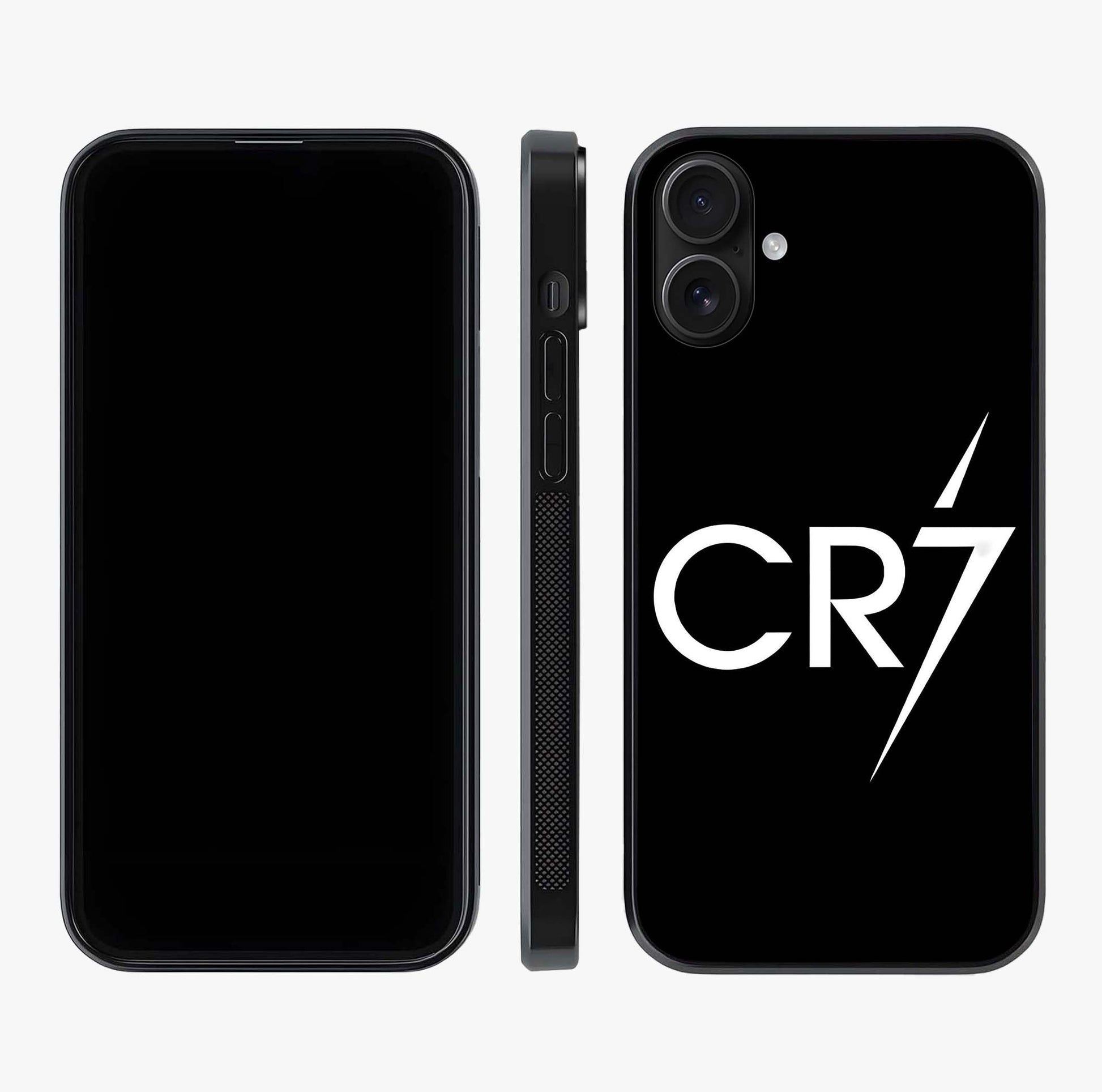 Cr7 Elite Strike Glass Case displayed upright for full design visibility and premium finish.