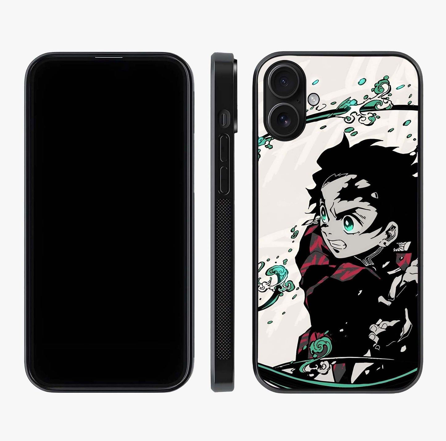 Demon Slayer Glass Case displayed upright for full design visibility and premium finish.