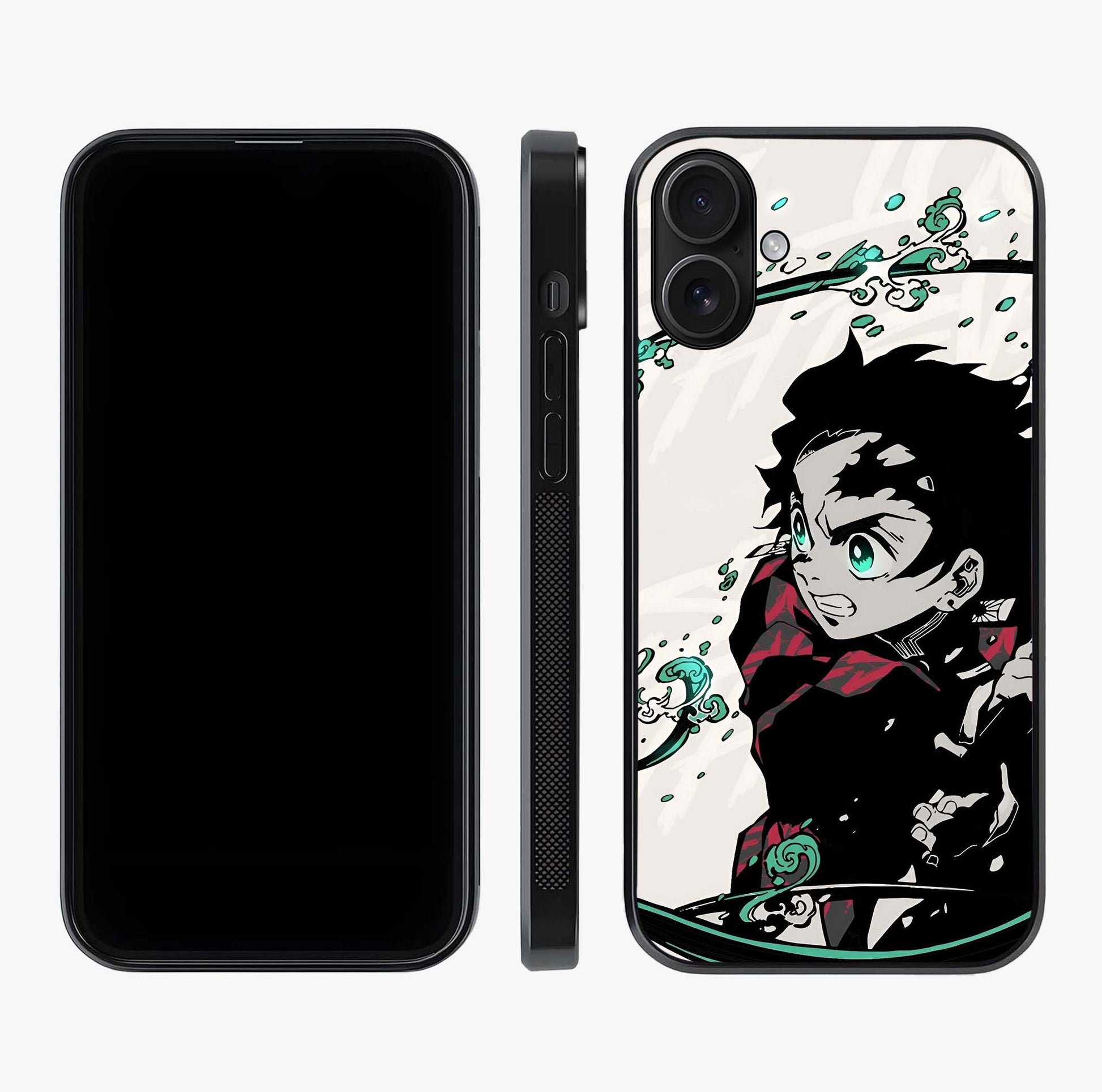 Demon Slayer Glass Case displayed upright for full design visibility and premium finish.