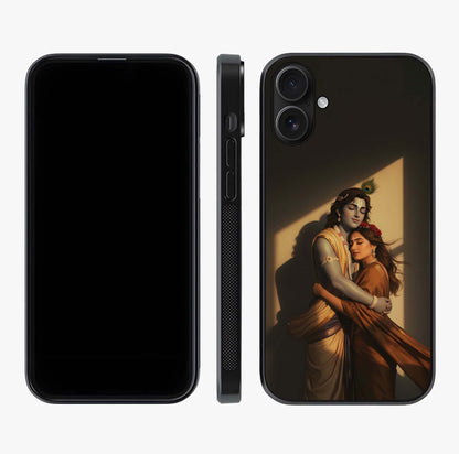 Divine Eternal Love Glass Case displayed upright for full design visibility and premium finish.