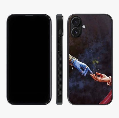 Divine Touch Eternal Glass Case displayed upright for full design visibility and premium finish.