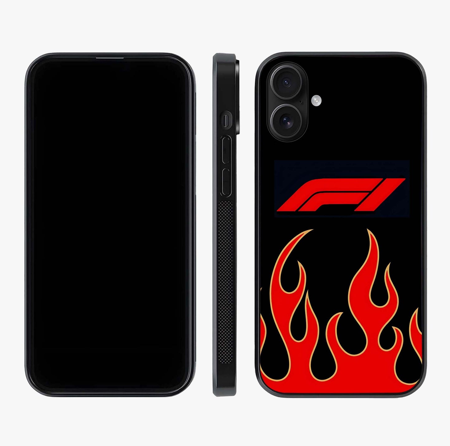 Fire F11 Glass Case displayed upright for full design visibility and premium finish.