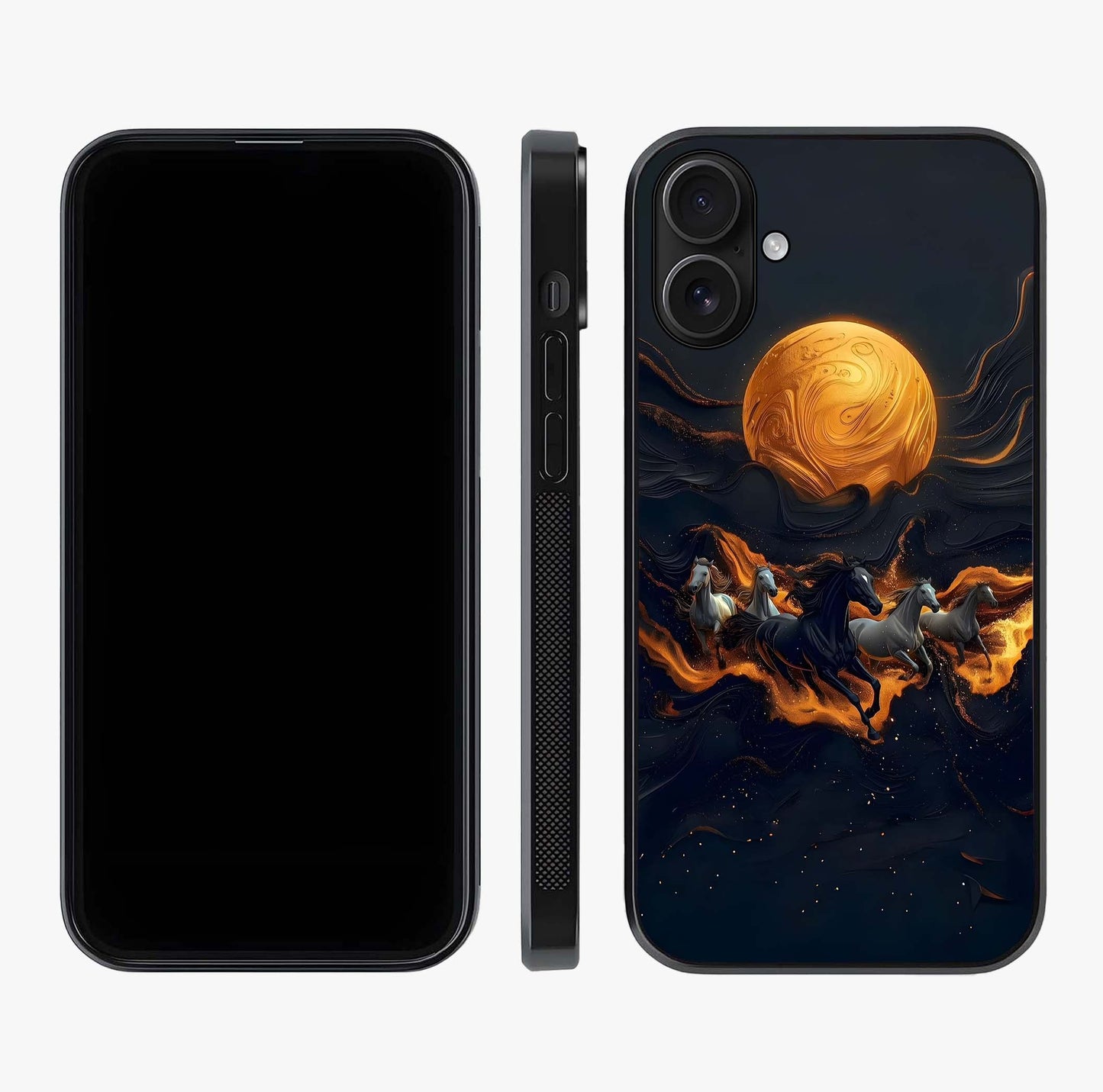 Golden Royal Heritage Glass Case displayed upright for full design visibility and premium finish.