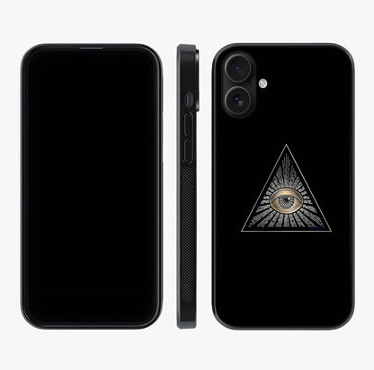 Illuminati Evil Glass Case displayed upright for full design visibility and premium finish.