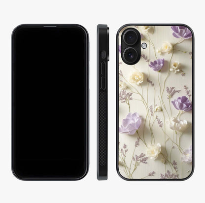 Lilac Breeze Harmony Glass Case displayed upright for full design visibility and premium finish.