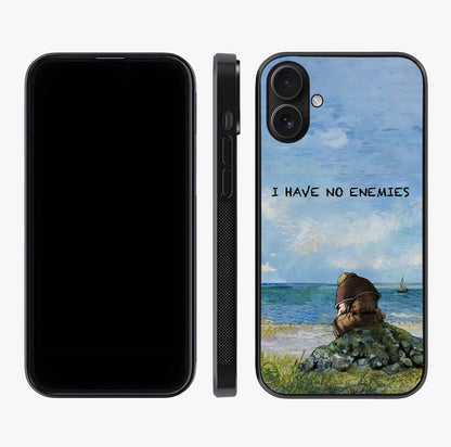 Peace Beyond War Glass Case displayed upright for full design visibility and premium finish.