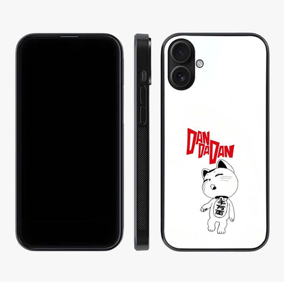Playful Spirit Charm Glass Case displayed upright for full design visibility and premium finish.