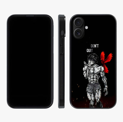 Rise Beyond Limits Glass Case displayed upright for full design visibility and premium finish.
