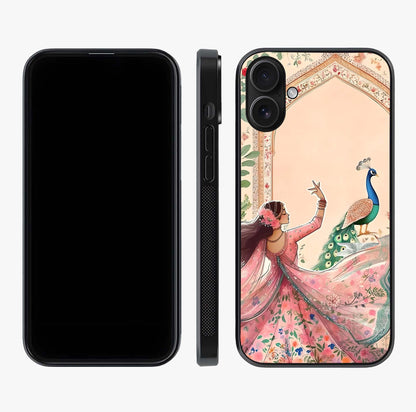 Royal Grace Muse Glass Case displayed upright for full design visibility and premium finish.
