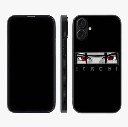 Scarlet Gaze Dominance Glass Case displayed upright for full design visibility and premium finish.