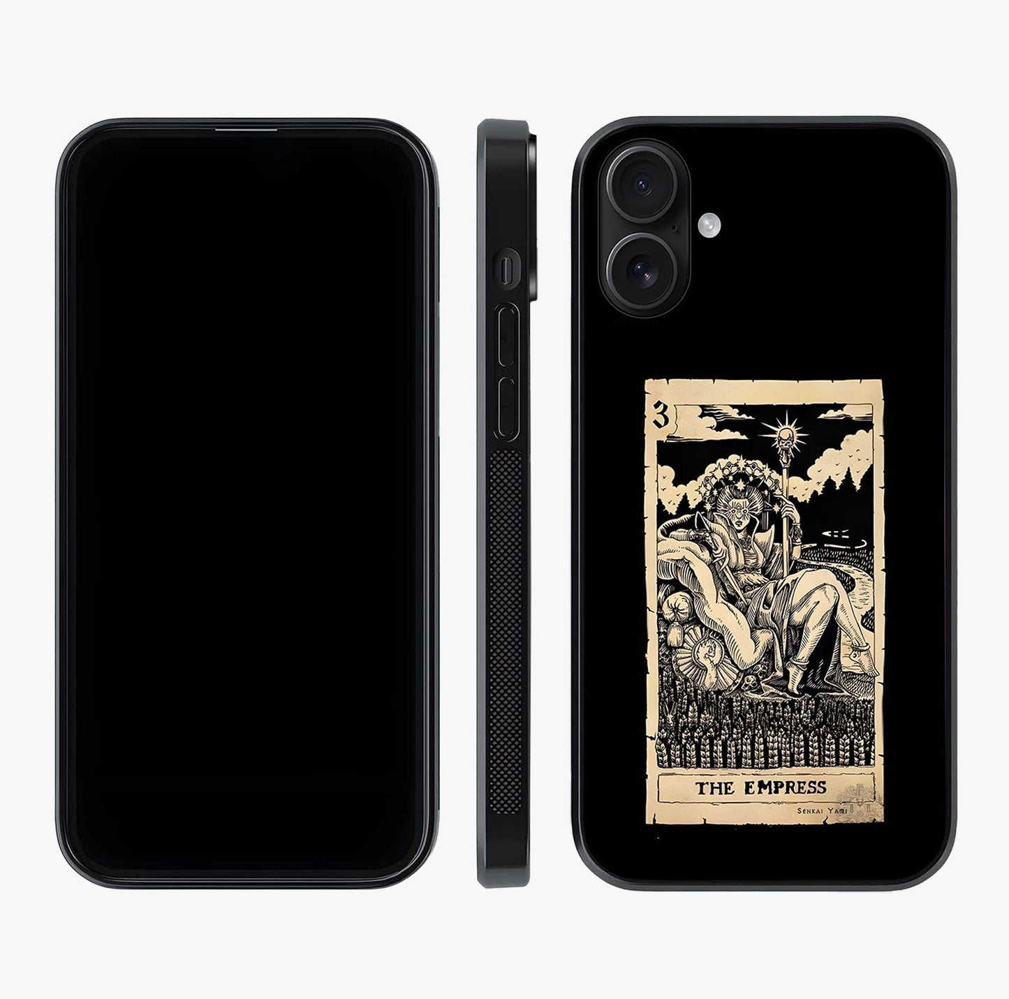 The Empress Glass Case displayed upright for full design visibility and premium finish.