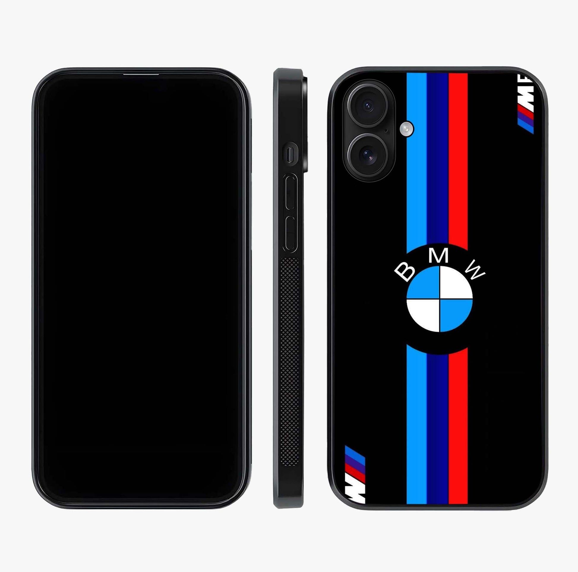 Turbo Bmw Beast Glass Case displayed upright for full design visibility and premium finish.