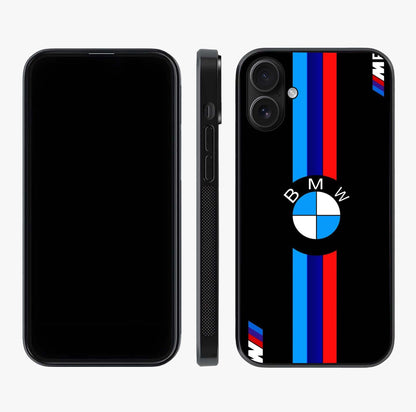 Turbo Bmw Beast Glass Case displayed upright for full design visibility and premium finish.
