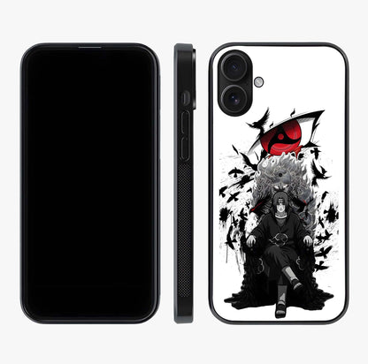 Uchiha Shadow Throne Glass Case displayed upright for full design visibility and premium finish.
