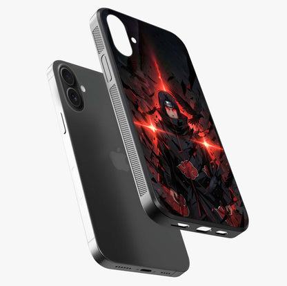 Focus Mode On Glass Case laid diagonally highlighting side profile, edges and glossy glass shine.