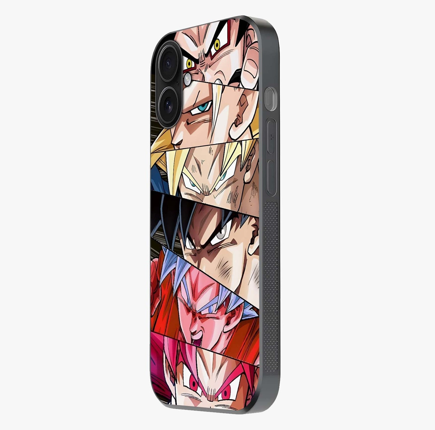 Anime Character Glass Case photographed in natural light showing reflective finish and design depth.