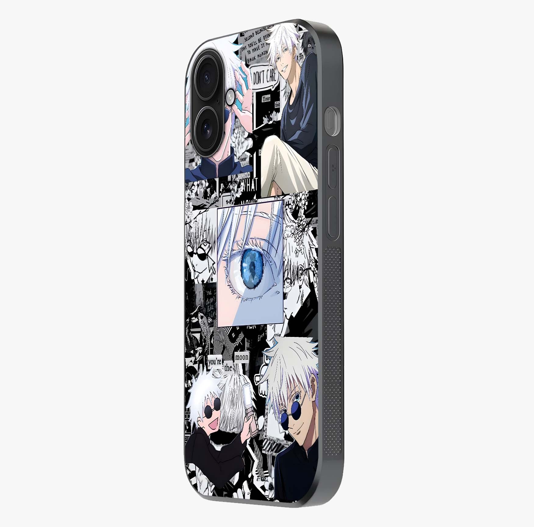 Infinity Sorcerer Chaos Glass Case photographed in natural light showing reflective finish and design depth.