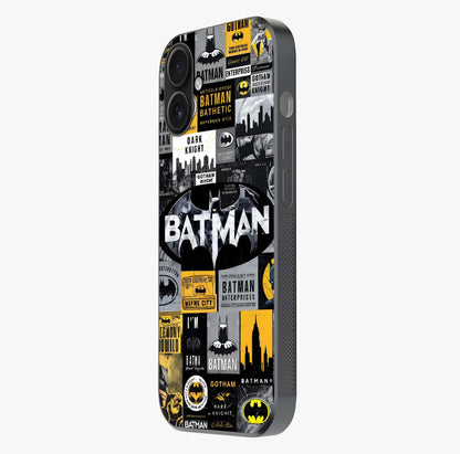 Knight Gotham Rise Glass Case photographed in natural light showing reflective finish and design depth.