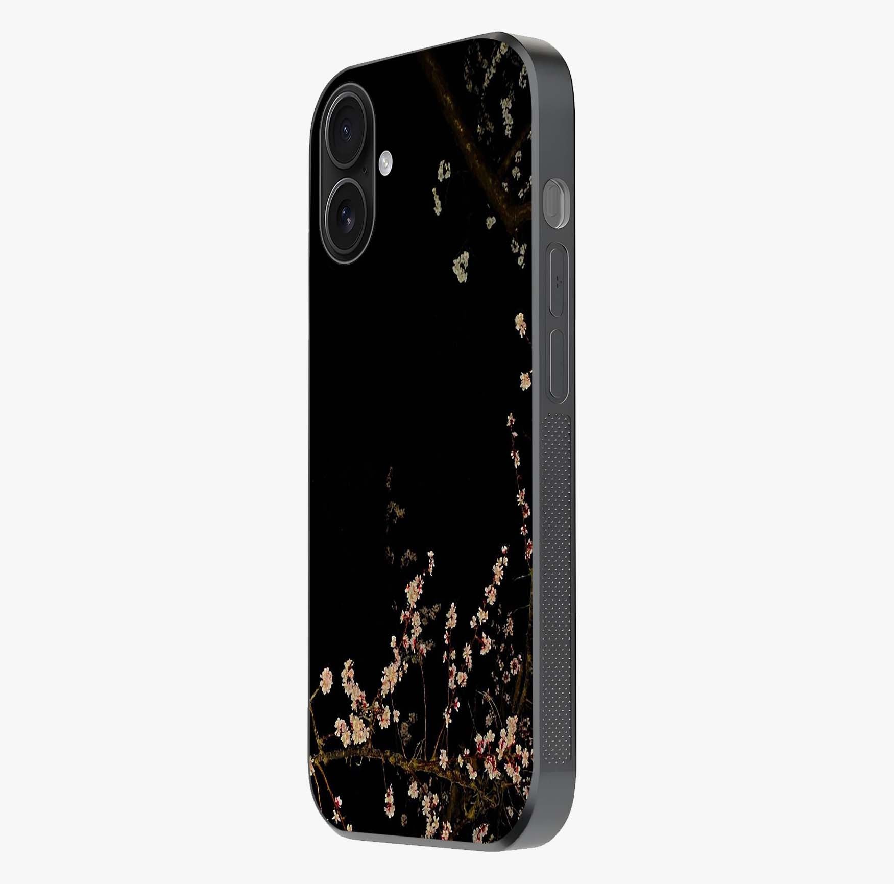 Petal Moon Light With Custom Name Glass Case photographed in natural light showing reflective finish and design depth.