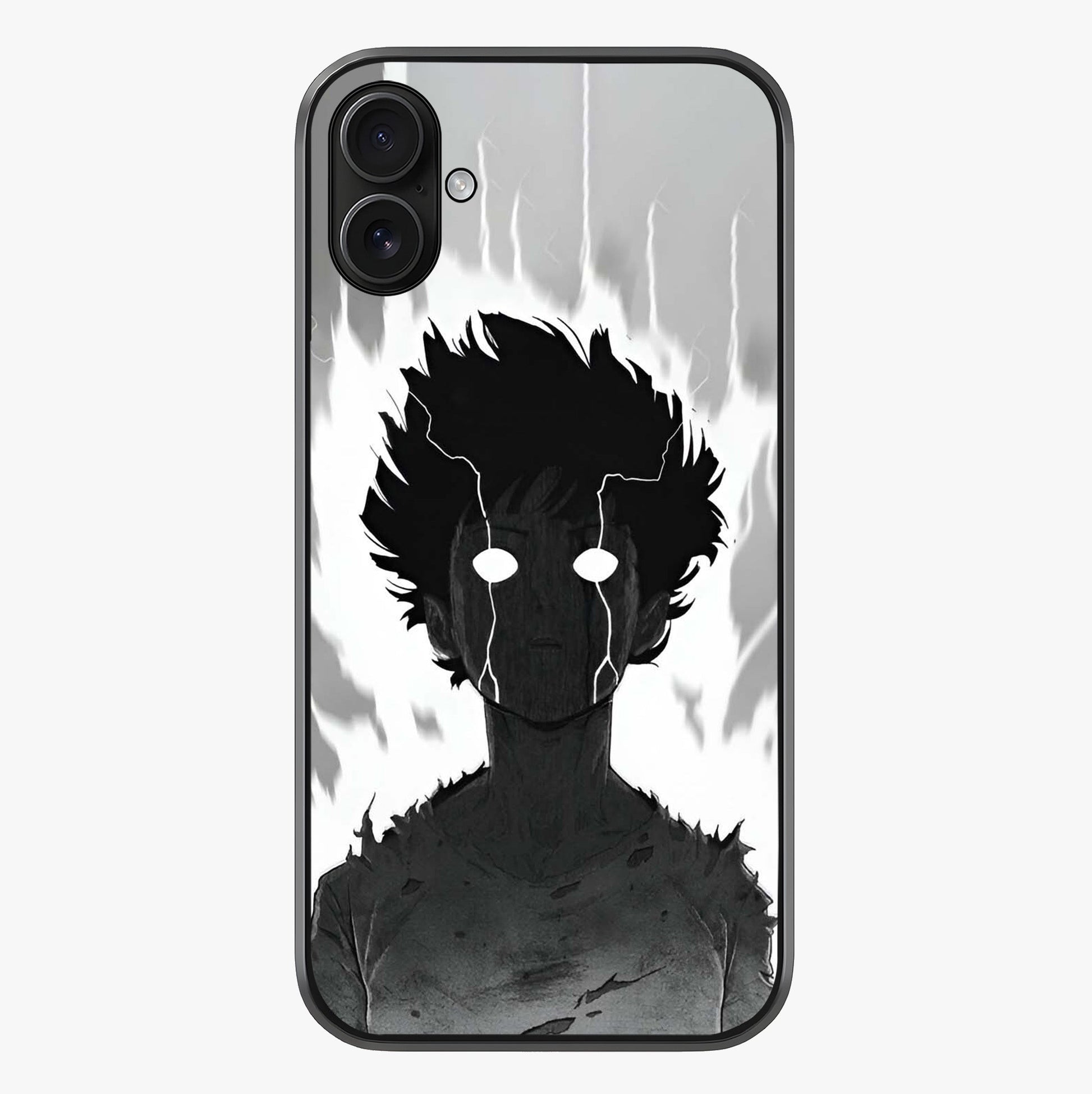 Awakened Inner Rage Glass Case showing full back design in clean flat view with glossy glass finish.