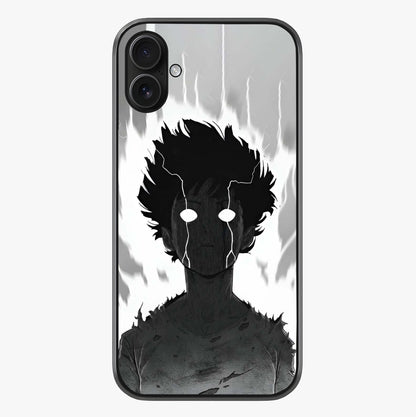 Awakened Inner Rage Glass Case showing full back design in clean flat view with glossy glass finish.