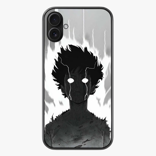 Awakened Inner Rage Glass Case showing full back design in clean flat view with glossy glass finish.