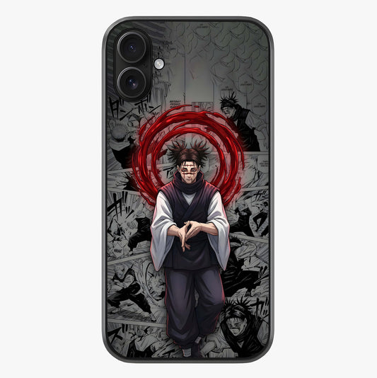 Cursed Ritual Ascension Glass Case showing full back design in clean flat view with glossy glass finish.