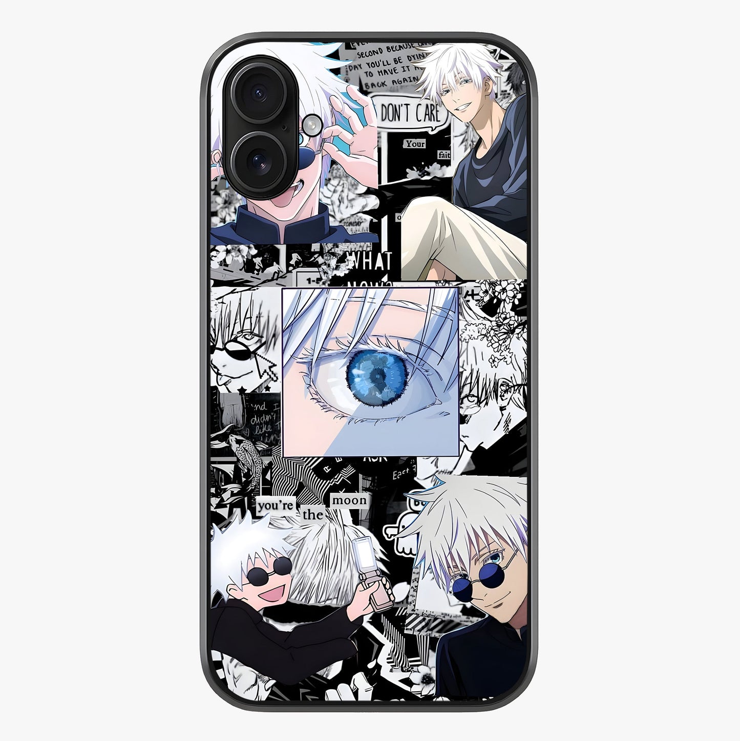 Infinity Sorcerer Chaos Glass Case showing full back design in clean flat view with glossy glass finish.