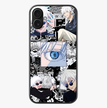 Infinity Sorcerer Chaos Glass Case showing full back design in clean flat view with glossy glass finish.