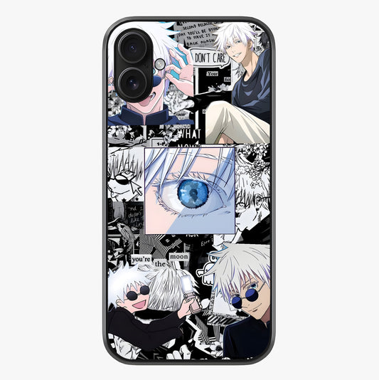 Infinity Sorcerer Chaos Glass Case showing full back design in clean flat view with glossy glass finish.