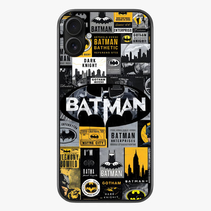 Knight Gotham Rise Glass Case showing full back design in clean flat view with glossy glass finish.