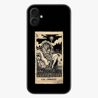 The Empress Glass Case showing full back design in clean flat view with glossy glass finish.