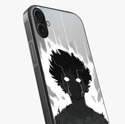 Awakened Inner Rage Glass Case captured at a warm angle highlighting gloss, texture and premium glass finish.