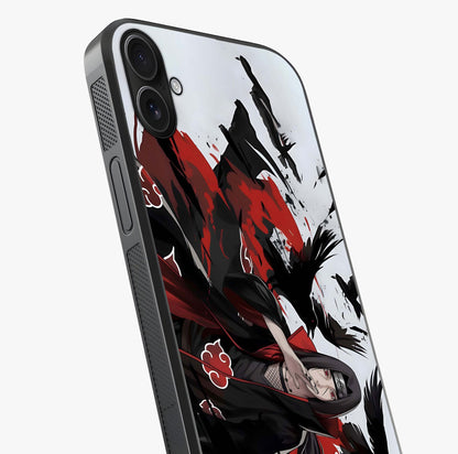 Crimson Crow Illusion Glass Case captured at a warm angle highlighting gloss, texture and premium glass finish.