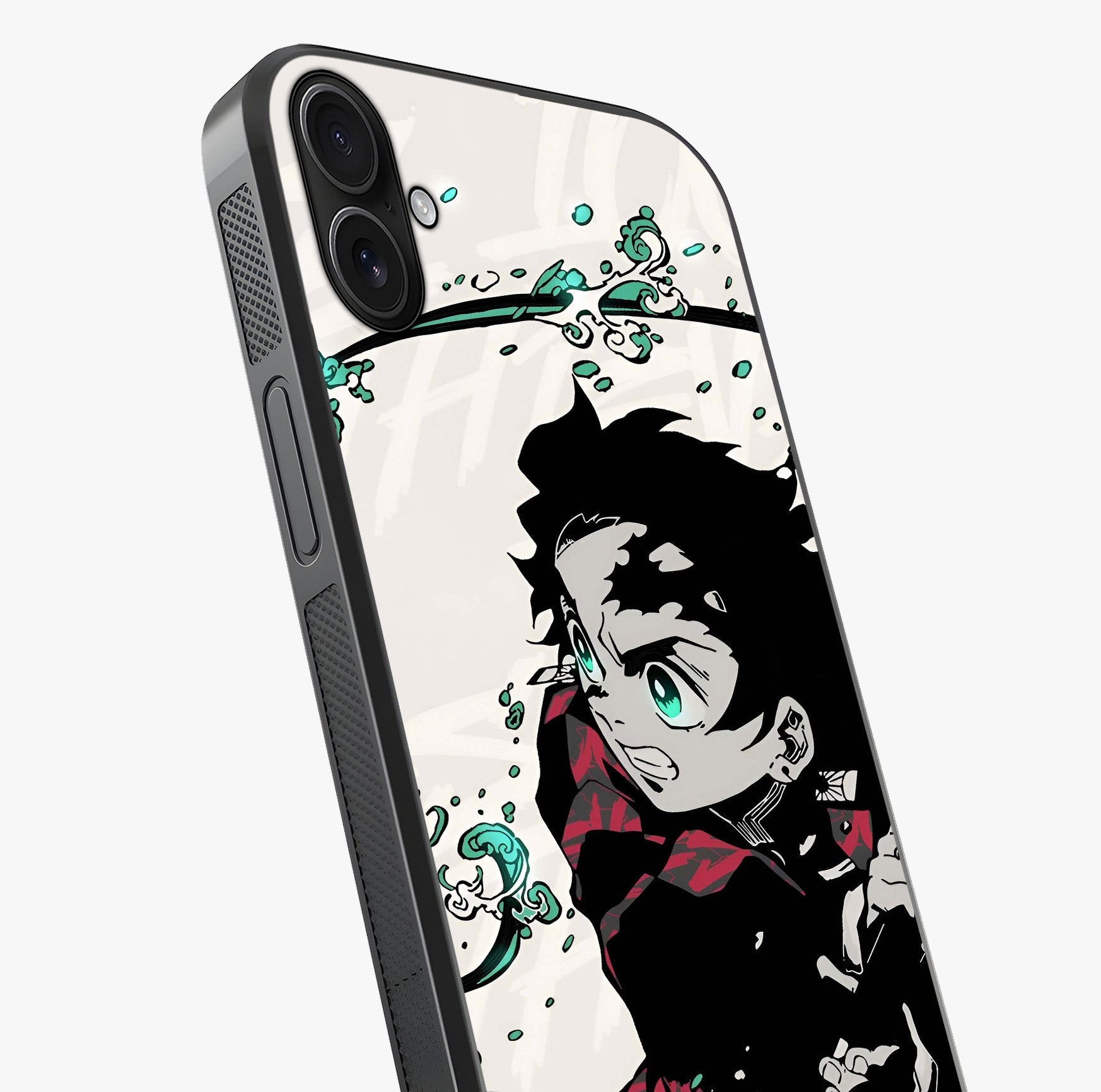 Demon Slayer Glass Case captured at a warm angle highlighting gloss, texture and premium glass finish.
