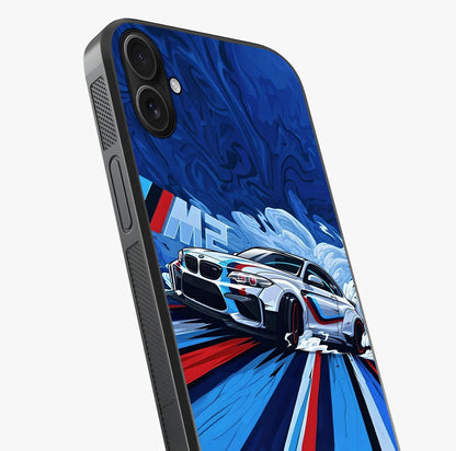 Drift Power Rush Glass Case captured at a warm angle highlighting gloss, texture and premium glass finish.