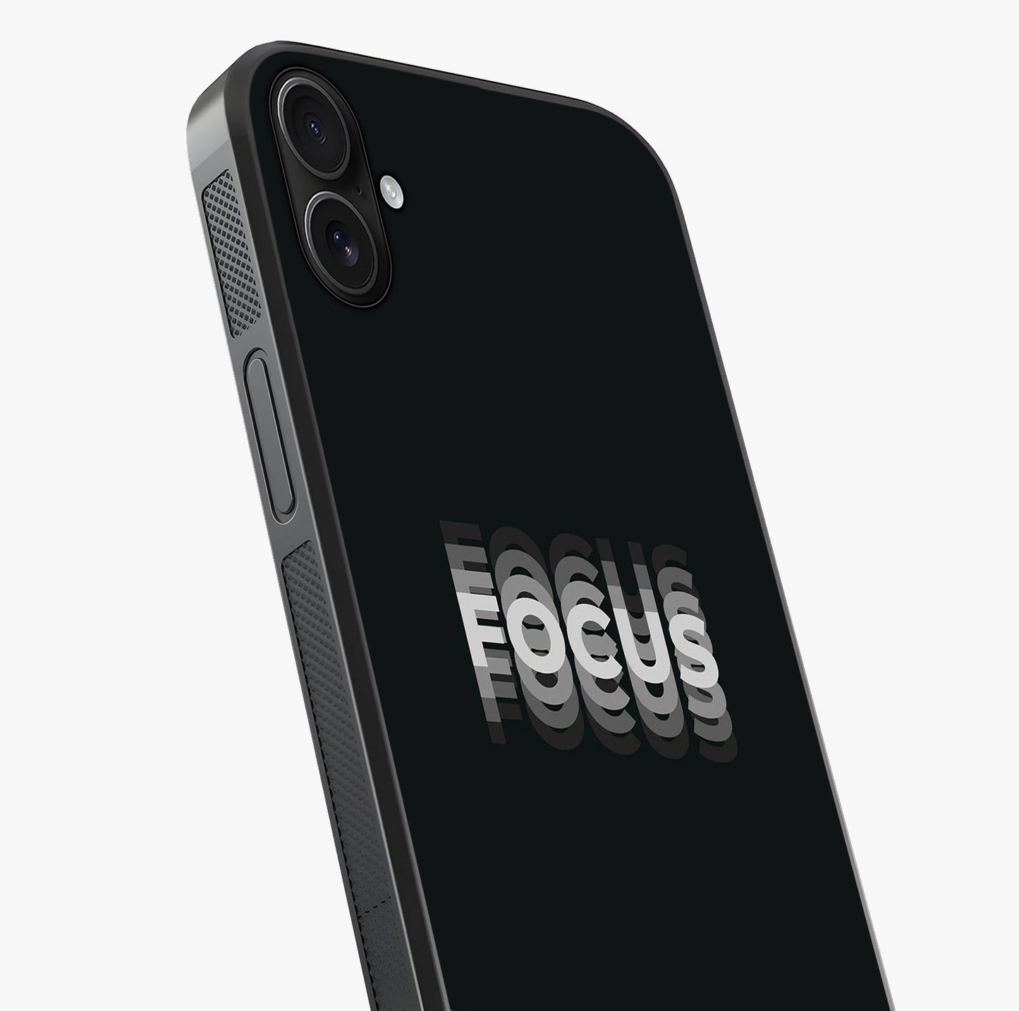 Focus Mode On Glass Case captured at a warm angle highlighting gloss, texture and premium glass finish.